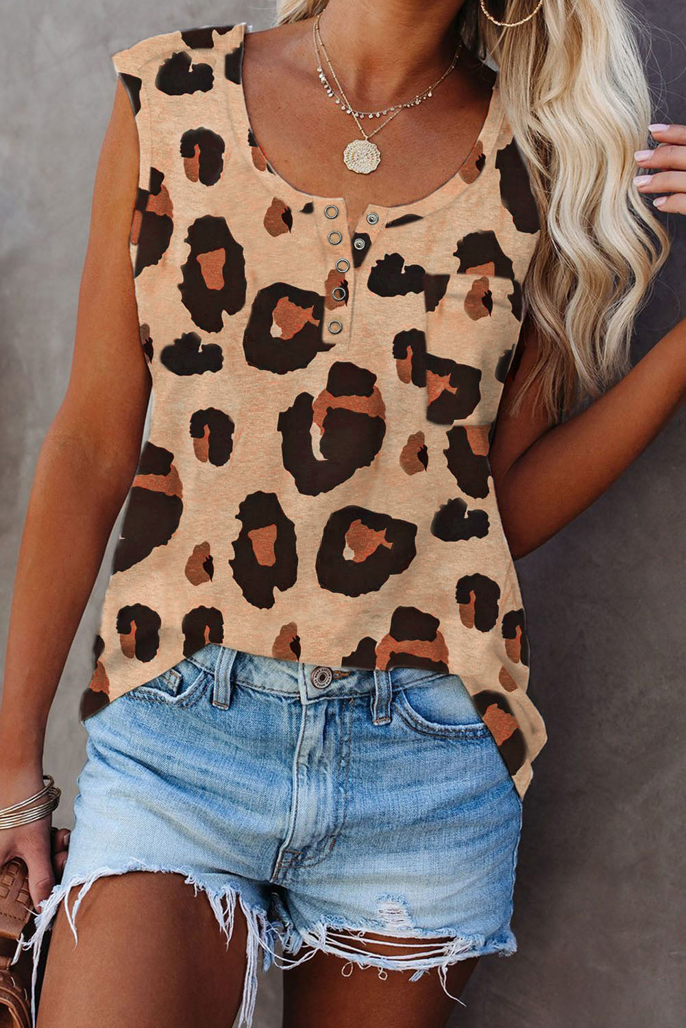 Maddie Cheetah Tank Top