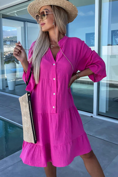 Stacey Sorbet Shirt Dress