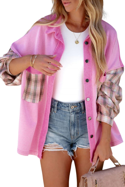 Neeve Oversized Plaid Shacket